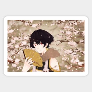 When flowers bloom Sticker